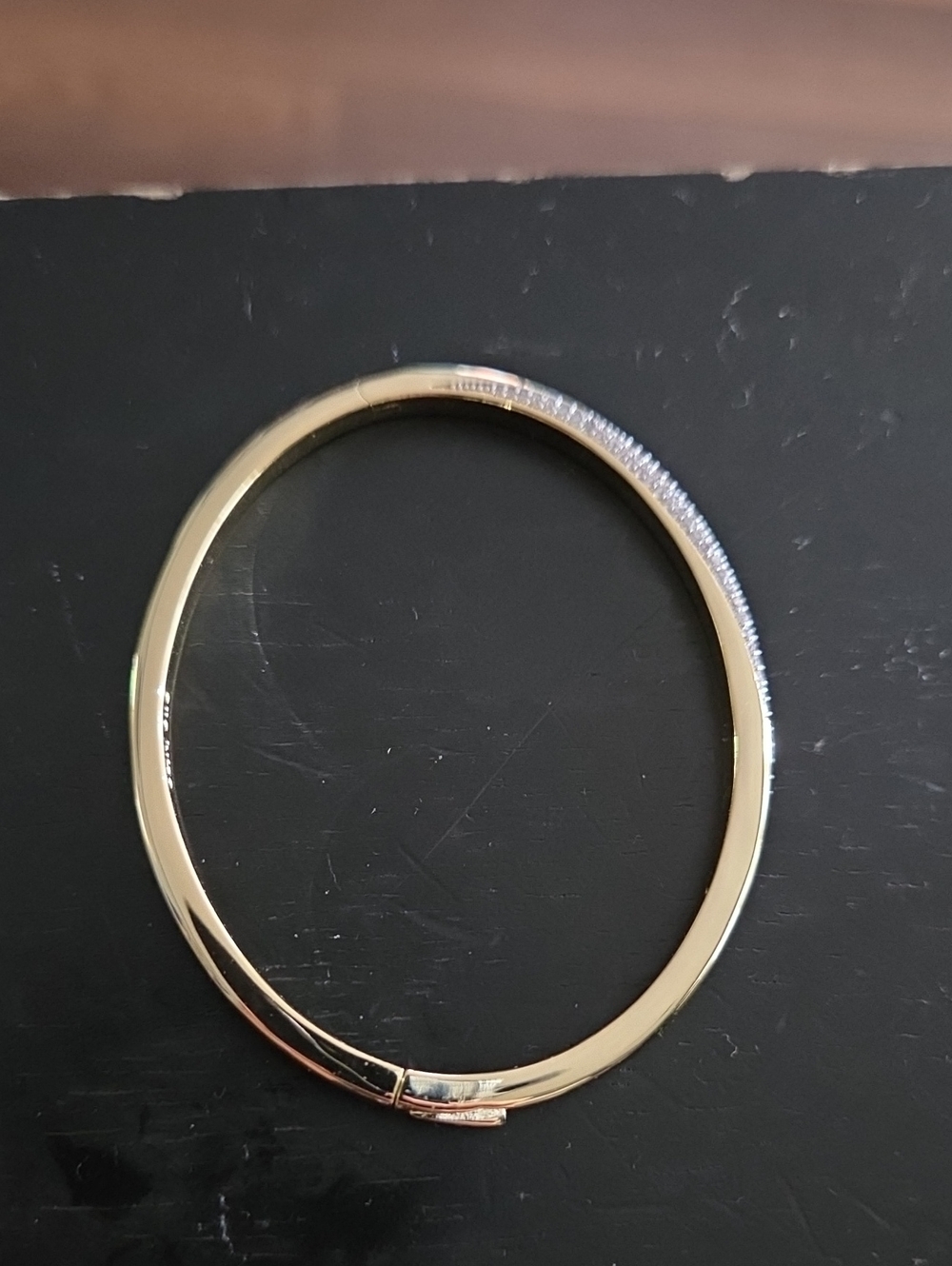 Ana Luisa Gold-Tone Crystal Accent Women's Bangle Bracelet